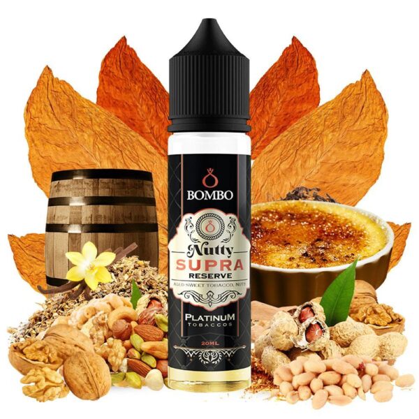 Bombo Platinum Tobaccos Nutty Supra Reserve 20ml/60ml