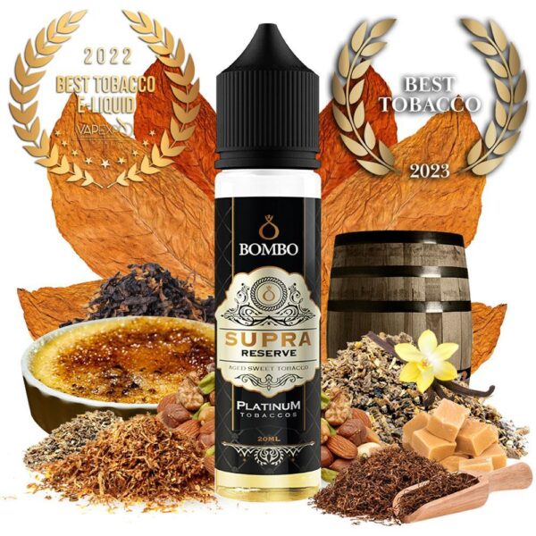 Bombo Platinum Tobaccos Supra Reserve 15ml/60ml