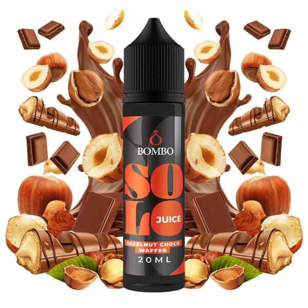 Bombo Solo Juice Hazelnut Choco Waffer 20ml/60ml